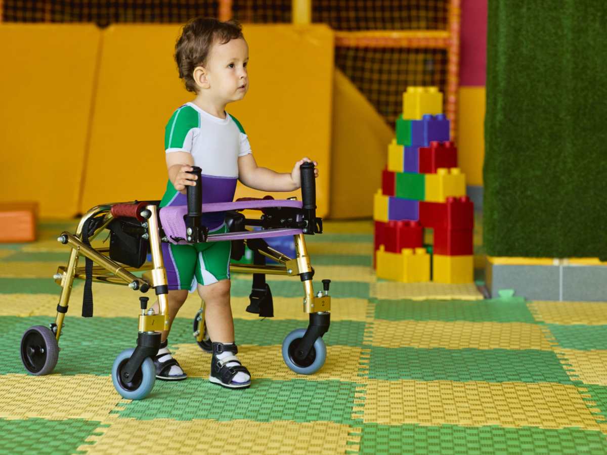 How Gait Trainer Walkers Help Children Build Mobility – The Butterfly Pig