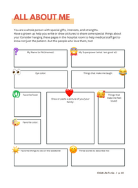 From Here to There, I Always Care: Coping and Connecting Activities for Families Separated by a Hospital Stay (Book + Digital Download)