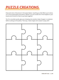From Here to There, I Always Care: Coping and Connecting Activities for Families Separated by a Hospital Stay (Book + Digital Download)