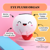 Eye Plush Organ - Nerdbugs Eye Plushie Organ- Can't take my eyes off of you!
