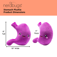 Stomach Plush Organ- Nerdbugs Stomach Plushie Organ Toys-I've gut a good feeling about this