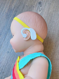 Hearing Aid Headband for Doll/Plush (Single-sided)