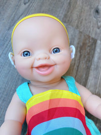 Hearing Aid Headband for Doll/Plush (Single-sided)